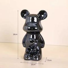 Electroplated Modern Bear Piggy Bank