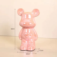 Electroplated Modern Bear Piggy Bank